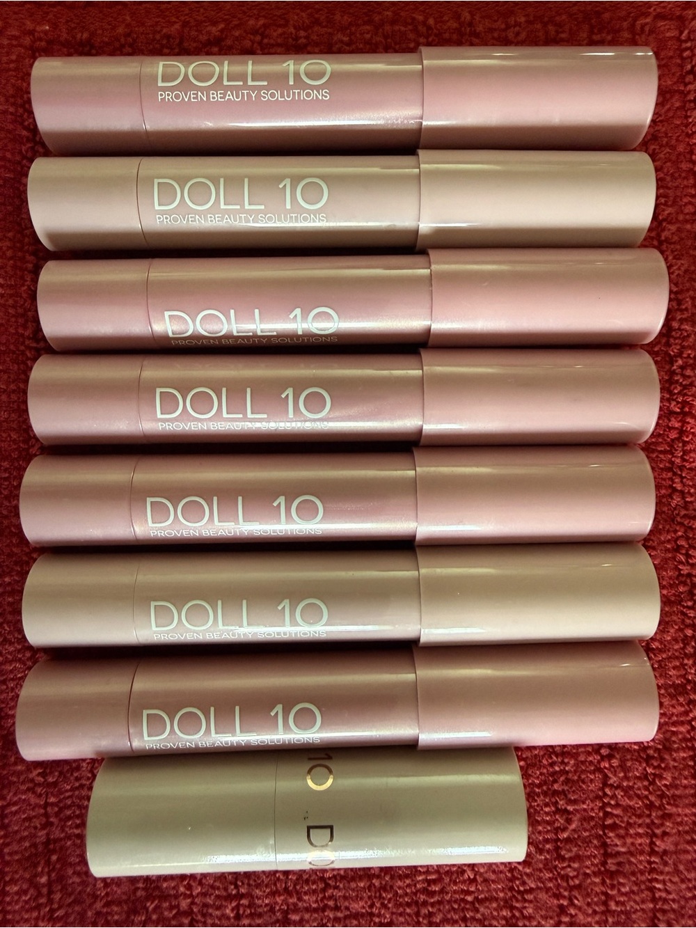DOLL 10 Lipstick Stick Set — Soft Pink Shades